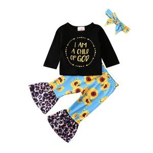 3Pcs Baby Girl Set